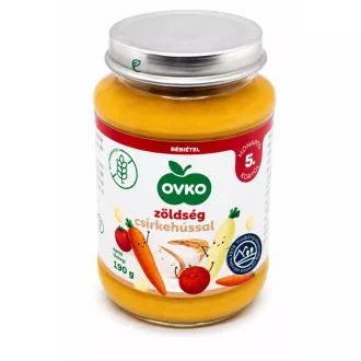 Ovko bébiétel 190g zöldség csirkehússal 5hó+