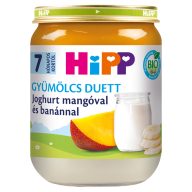   HiPP bio joghurt mangóval és banánnal bébidesszert 7 hónapos kortól 160 g