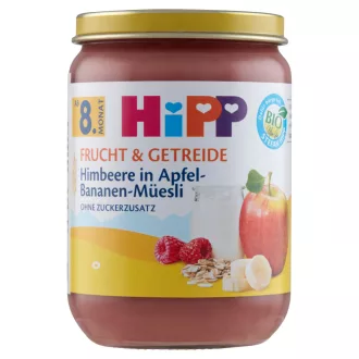   HiPP BIO alma-banán-málna müzlis joghurttal 8 hónapos kortól 190 g