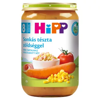   HiPP bio sonkás tészta zöldséggel bébiétel 8 hónapos kortól 220 g
