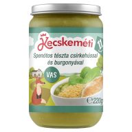   Kecskeméti spenótos tészta csirkehússal bébiétel 11 hónapos kortól 220 g