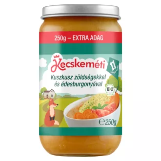   Kecskeméti bio kuszkusz zöldségekkel és édesburgonyával bébiétel 11 hónapos kortól 250 g