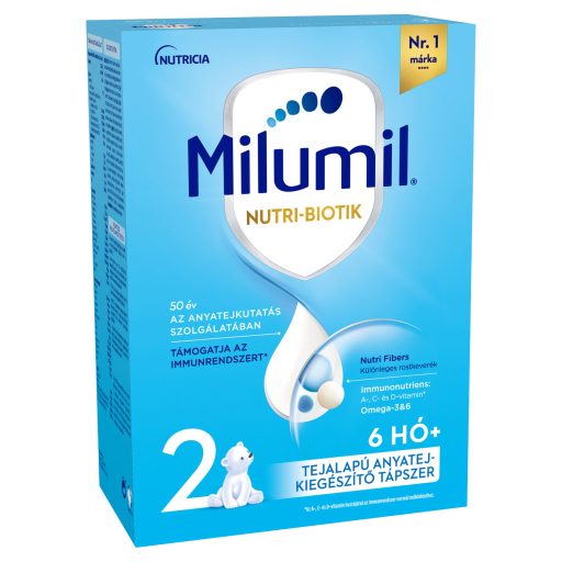 Milumil Nutri-Biotik 2 tejalapú anyatej-kiegészítő tápszer 6 hó+ 500 g