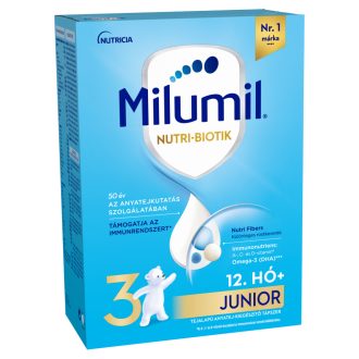   Milumil Nutri-Biotik 3 Junior tejalapú anyatej-kiegészítő tápszer 12. hó+ 500 g