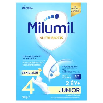   Milumil 4 Junior vaníliaízű tejalapú italpor 2 év+ 500 g 