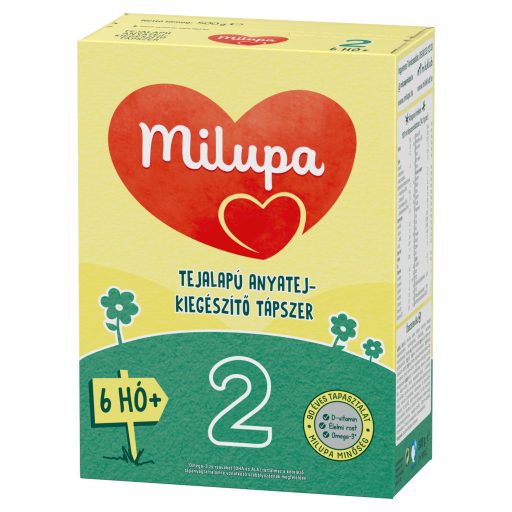 Milupa 2 tejalapú anyatej-kiegészítő tápszer 6 hó+ 500 g