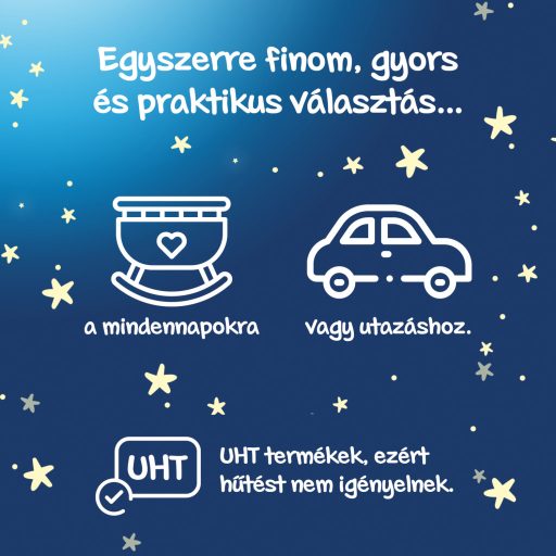 Nestlé Pizsama Hami UHT vaníliás ízű folyékony gabonás bébiétel 6 hónapos kortól 2 x 200 ml (400 ml)