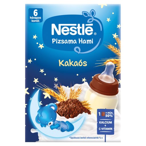 Nestlé Pizsama Hami UHT kakaós folyékony gabonás bébiétel 6 hónapos kortól 2 x 200 ml (400 ml)