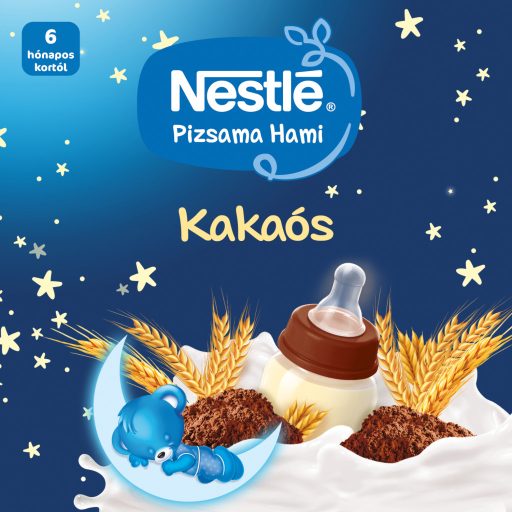 Nestlé Pizsama Hami UHT kakaós folyékony gabonás bébiétel 6 hónapos kortól 2 x 200 ml (400 ml)