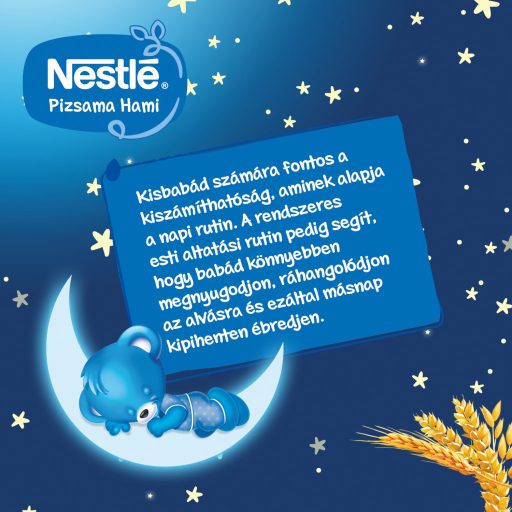 Nestlé Pizsama Hami UHT kakaós folyékony gabonás bébiétel 6 hónapos kortól 2 x 200 ml (400 ml)