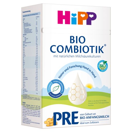HiPP Pre Bio Combiotik tejalapú anyatej-helyettesítő tápszer újszülöttkortól 600 g