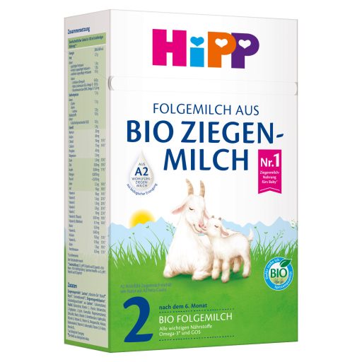 HiPP 2 bio kecsketejalapú anyatej-kiegészítő tápszer 6 hónapos kortól 400 g