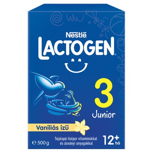 Lactogen 3 Junior vaníliás ízű tejalapú italpor 12+ hó 500 g