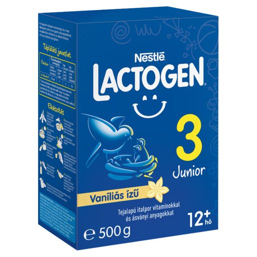 Lactogen 3 Junior vaníliás ízű tejalapú italpor 12+ hó 500 g