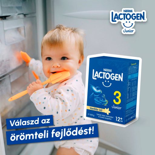 Lactogen 3 Junior vaníliás ízű tejalapú italpor 12+ hó 500 g
