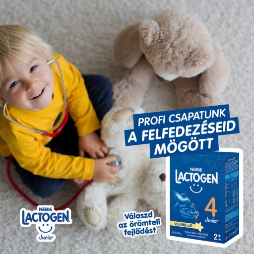 Lactogen 4 Junior vaníliás ízű tejalapú italpor 2+ év 500 g