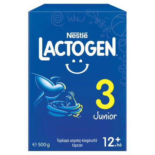 Lactogen 3 Junior tejalapú anyatej-kiegészítő tápszer 12.+ hó 500 g