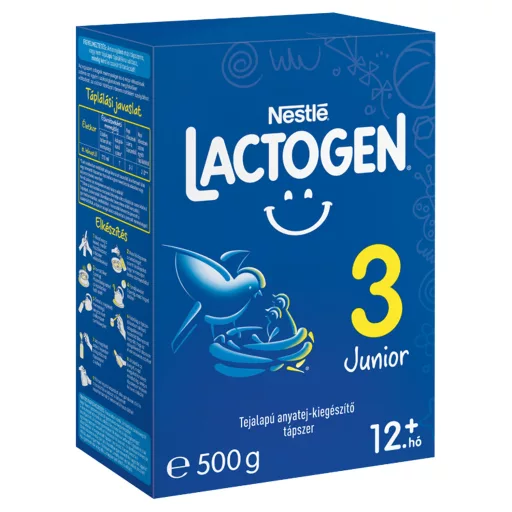 Lactogen 3 Junior tejalapú anyatej-kiegészítő tápszer 12.+ hó 500 g