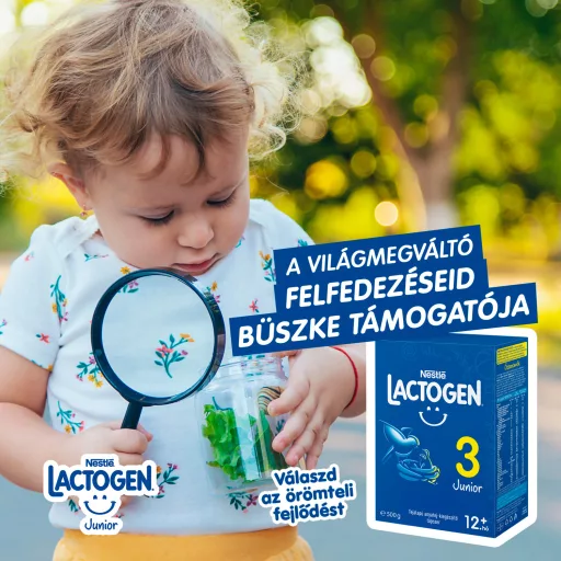 Lactogen 3 Junior tejalapú anyatej-kiegészítő tápszer 12.+ hó 500 g