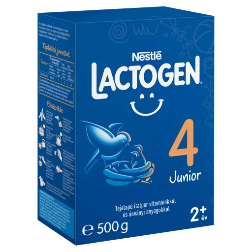 Lactogen 4 Junior tejalapú italpor vitaminokkal és ásványi anyagokkal 2+ év 500 g
