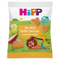   HiPP bio mini zabszívek vaníliás vajas keksz 3 éves kortól 40 g