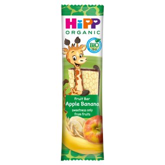  HiPP alma-banán-zab bio gyümölcsszelet kisgyermekeknek 1 éves kortól 23 g 