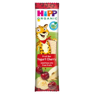   HiPP bio gyümölcsszelet joghurt-meggy banánban 1 éves kortól 23 g 