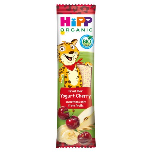 HiPP bio gyümölcsszelet joghurt-meggy banánban 1 éves kortól 23 g 