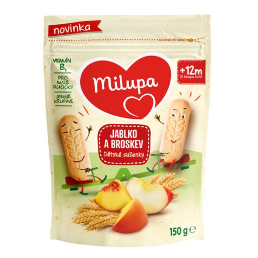 Milupa babakeksz 150g Almás-Barackos 12hó+