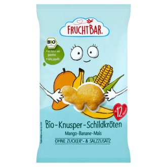   Fruchtbar extrudált kukorica snack 30g teknősök mangó-banán 12hó+ Bio