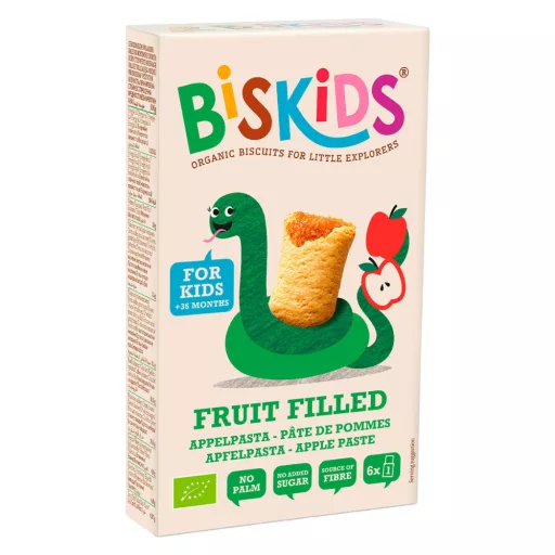 Biskids keksz 120g almapürével töltve FF 36hó+ Bio