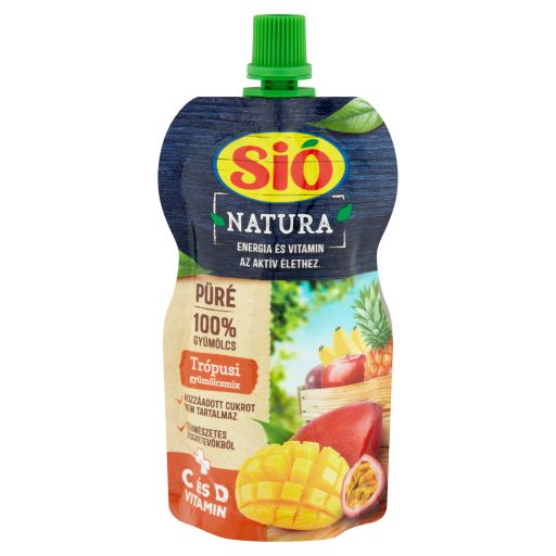 Sió Natura trópusi gyümölcsmix püré 120 g