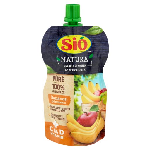 Sió Natura banános gyümölcsmix püré 120 g