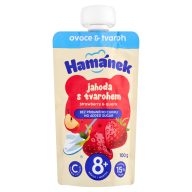 Hamánek bébi desszert 100g alma eper túró tasakos 6hó+