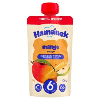 Hamánek bébi desszert 100g alma mangó tasakos 6hó+