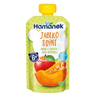 Hamánek bébi desszert 100g alma sütőtök tasakos 6hó+
