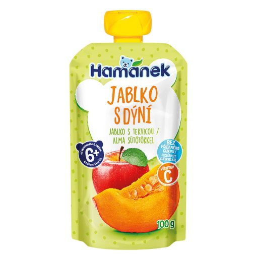 Hamánek bébi desszert 100g alma sütőtök tasakos 6hó+