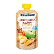 Hamanek desszert alma banán sárgabarack polenta 100g 6 hó