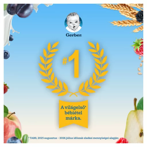 Gerber körte-szilva gyümölcspüré, 6 hónapos kortól 90 g