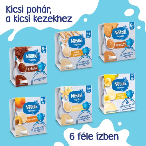 Nestlé Yogolino kakaós babapuding 6+ hó 4 x 100 g (400 g)