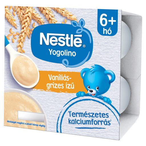 Nestlé Yogolino vaníliás ízű grízes babapuding 6+ hó 4 x 100 g (400 g)