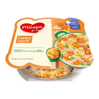   Milupa csirkés rizottó zöldséges, húsos étel kifejezetten kisgyermekek számára 12 hó+ 230 g
