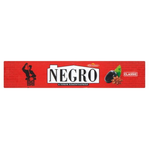 Győri Negro Classic mentol-ánizs ízű töltött keménycukorka 45 g