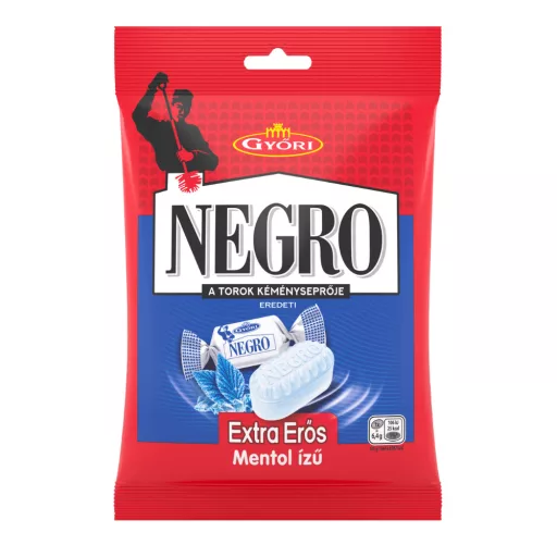 Negro töltetlen keménycukorka 63g extra erős
