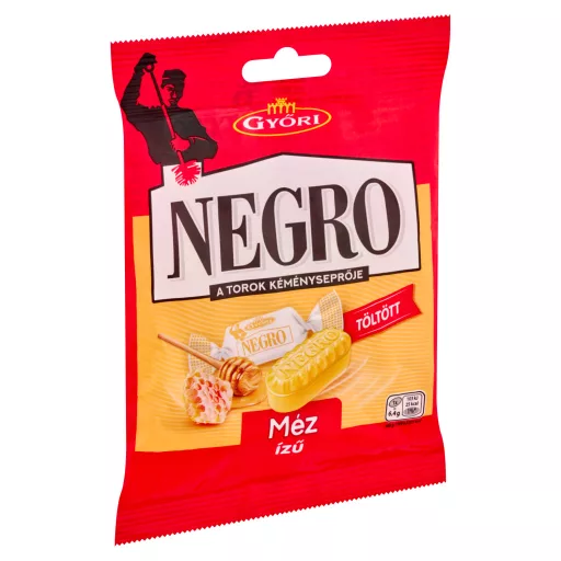 Győri Negro méz ízű töltött keménycukorka 63 g
