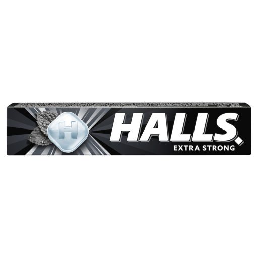 Halls extra erős mentol-eukaliptuszízű töltetlen keménycukorka 33,5 g