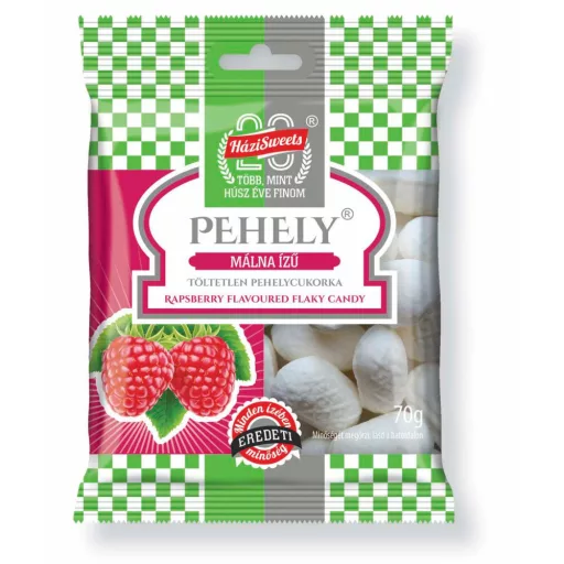 Pehelycukorka 70g málna