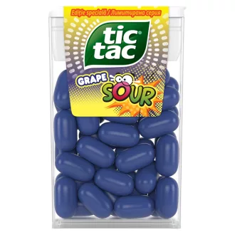 Tic Tac Grape Sour szőlőízű savanyú cukordrazsé 18 g