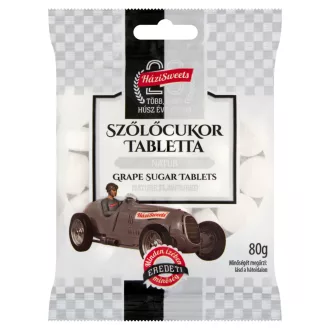 Házisweets natúr szőlőcukor tabletta 80 g
