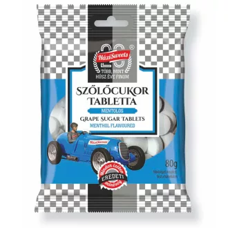 Házisweets szőlőcukor tabletta 80g mentol